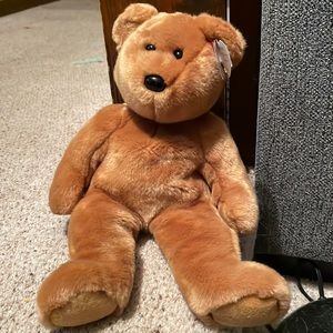 1997 holiday beanie buddy. no hat no scarf